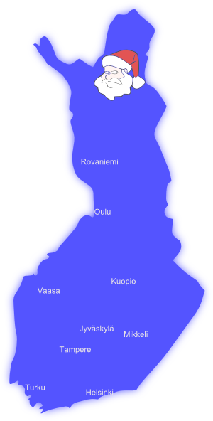 Map of Finland